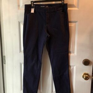 NWT pixie pants- navy size 8